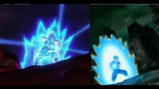 Gogeta kamehameha VS Vegito final kamehameha