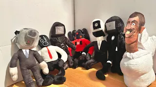 New Skibidi Toilet Plushies Unboxing