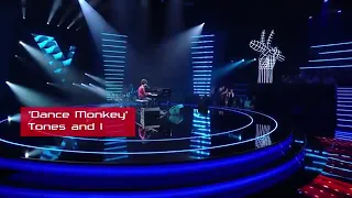 Tansen -'dance monkey blind auditions the voice kids vtm.