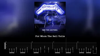 Metallica -  For Whom The Bell Tolls (Guitar Backing Track with Tabs)