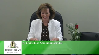 Temple Terrace City Council Meeting 5-7-19