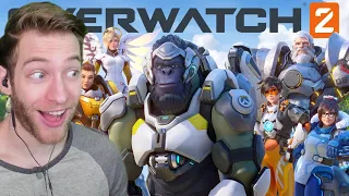 FIRST TIME SEEING OVERWATCH 2!! Reacting to "Zero Hour" Overwatch 2 Announce Trailer!