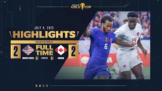 United States 2 (3) - (2) 2 Canada | HIGHLIGHTS | 2023 Gold Cup