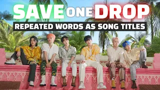 [KPOP GAME] Save One, Drop One | Repeated Words As Song Titles (Part 2)
