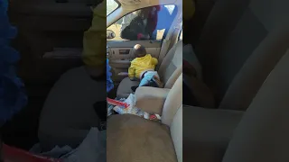 Baby Locked in Car Makes Clever Escape