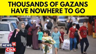 Israel vs Palestine | Thousands Flee North Gaza After Israel Evacuation Warning | N18V | News18