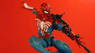 MARVEL LEGENDS SPIDER-MAN 2 PS5 INSOMNIAC GAMES ADVANCED SUIT 2.0 ACTION FIGURE REVIEW (GAMERVERSE)