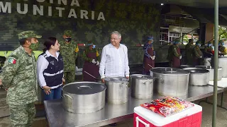 Cocina comunitaria plan DN-III-E en Macuspana, Tabasco