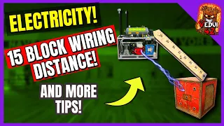 15 BLOCK Wires! Be an ELECTRICITY PRO TIPS!  7 Days To Die Alpha 20  @Vedui42