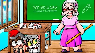 Los compas VS Maestra malvada 😂 ESCAPA DE LA ESCUELA con INVICTOR