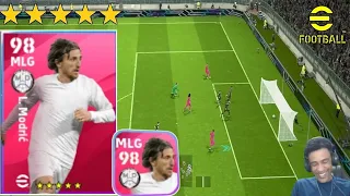 MODRIC 98 MUITO MENTIROSO IMPARAVEL no eFootball 2024 Mobile