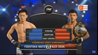 Yoshitaka NAITO vs Alex SILVA: One Championship. 12.5.2018