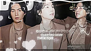 SUGA IN PARIS - Valentino fashion week twixtor clips |