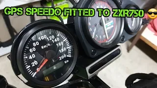 Motorcycle Rebuild Project : Turbo ZXR750 Ep28 Front end fitted and Gauges too