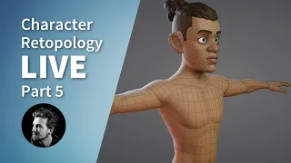 Snow - Stylized Character Retopology Live #5