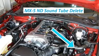 MX-5 ND Sound Tube Delete