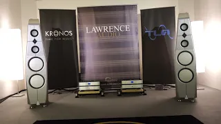 High End Munich 2019 - Lawrence Audio - Kronos Turntable - True Life Audio Pre + Power Amps