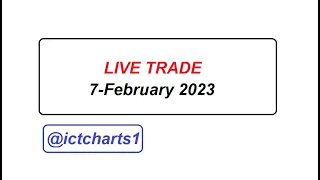 Live trade ICT Setup - تداول لايف