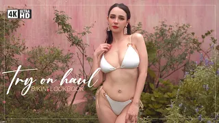 (Vertical 4K) Bikinis, Swimwear Fashion | Micro Bikini Try on Haul