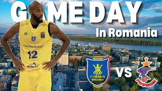 Pro Basketball Away Game Vlog in Galati Romania | Travel Gameday + Film Breakdown