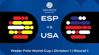 LIVE | Spain vs USA | Water Polo World Cup 2023 | Rotterdam