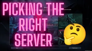 Picking the Right Server in V Rising