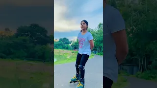 Skater Girl Practice Day 7🤞| Gone Girl | @skatinggirltamanna #skatergirl #skater #shorts #skating