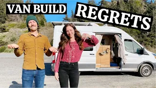 5 Things We “HATE” About Our DIY Van Build // VAN BUILD REGRETS 🚐