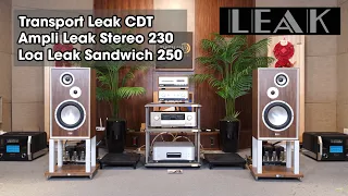 Loa Leak Sandwich 250 Phối Ghép Hệ Thống Transport Leak CDT + Ampli Leak Stereo 230 - Mạnh Mẽ Hơn