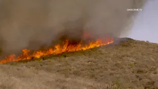 Brush Fire Threatens Homes | Chula Vista