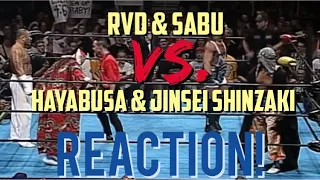 CLASSIC ECW MATCH!! RVD & Sabu Vs. Hayabusa & Jinsei Shinzaki 8-2-98 Reaction!