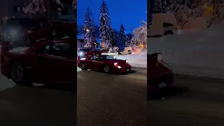 FERRARI F40 SNOW DRIFT!