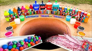 Water Slide Marble Run Race ASMR with Racing Cars, Fanta, Sprite, Coca Cola vs Mentos | Compilation