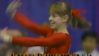 Oksana Omelianchik (USSR) Floor Event Finals 1985 Montreal World Championships