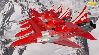 Flying with the Patrouille Suisse 4K