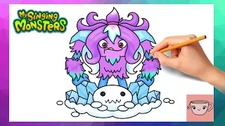 How To Draw Glaishur from My Singing Monsters  | MSM | Easy Step By Step Drawing Tutorial