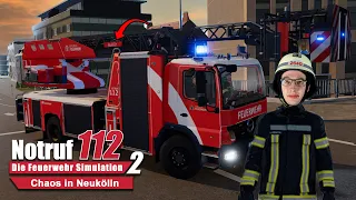 NOTRUF 2: CHAOS in BERLIN NEUKÖLLN!🔥| Notruf 112 Die Feuerwehr Simulation 2