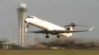 Lufthansa Regional Canadair CRJ900 [D-ACKA] Amsterdam Departure