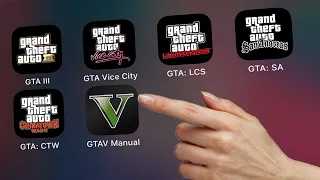 Grand Theft Auto 3, Grand Theft Auto Vice City, Liberty City Stories, San Andreas, Chinatown Wars