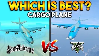 GTA 5 VS. GTA SAN ANDREAS | CARGO PLANE (WHICH IS BEST?) | Who Wins ?