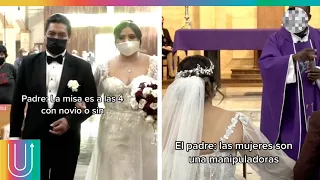 El sacerdote de su boda arruinó la misa