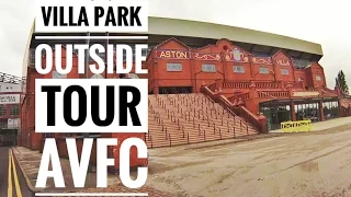 Aston Villa, Villa Park. A Fast Tour of Villa Park from the Car