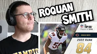 Rugby Player Reacts to ROQUAN SMITH (Chicago Bears, LB) #84 NFL Top 100 Players in 2022