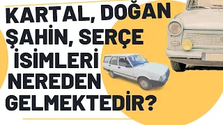 Tofaş Kartal, Şahin, Doğan, Serçe isimleri nereden gelir?