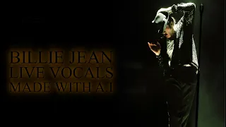 Billie Jean - HIStory Tour - Live Vocals - (Made With A.I)