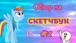 Обзор на скетчбук #2/ОЧЕНЬ МНОГО ПОНЕЙ И БОЛТОВНИ