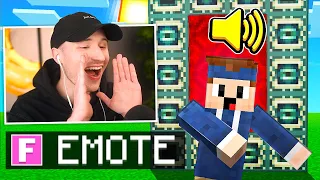 Minecraft mit Emotes durchspielen!