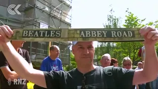 50th anniversary of Beatles' Abbey Road crossing celebrated