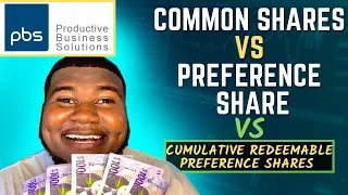 What is the Difference? Common vs Preference vs cumulative redeemable Pref. Shares.