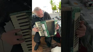 Accordion Firotti, 3/4 accordion, 80 Bass, 34 keys, 3 voices, 5+3 registers, New straps, On sale